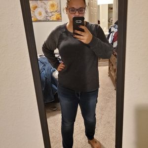 American Eagle sweater velvet sleeves XL